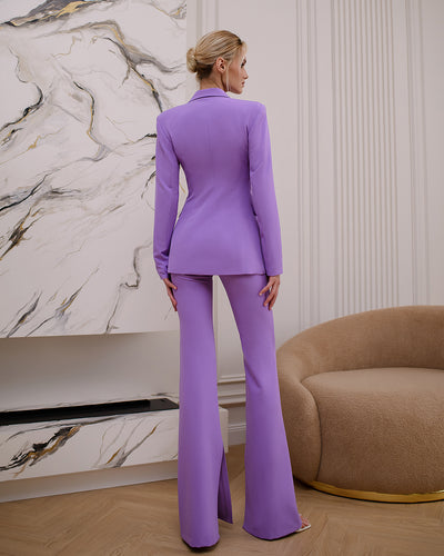 Lavender SINGLE-BREASTED SUIT 2-PIECE (ARTICLE 332)