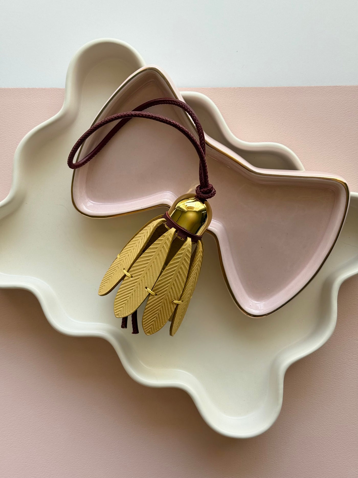 Gold birdie BAG CHARM