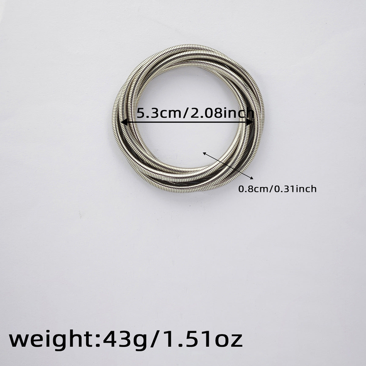 TWIST Silver BRACELET