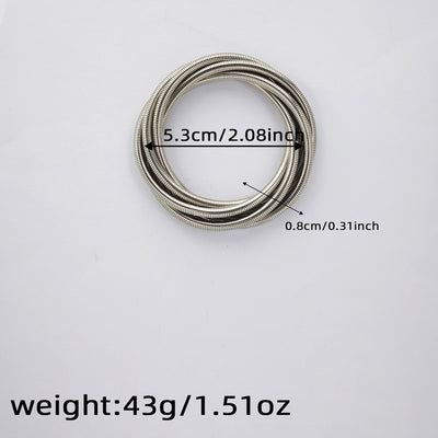 TWIST Silver BRACELET