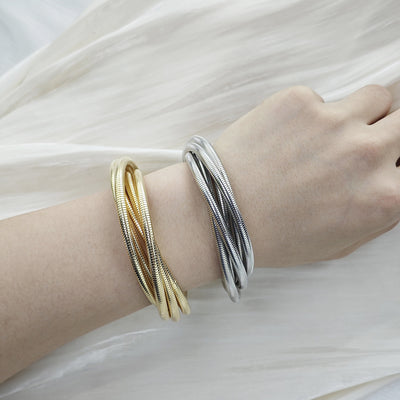 TWIST Silver BRACELET