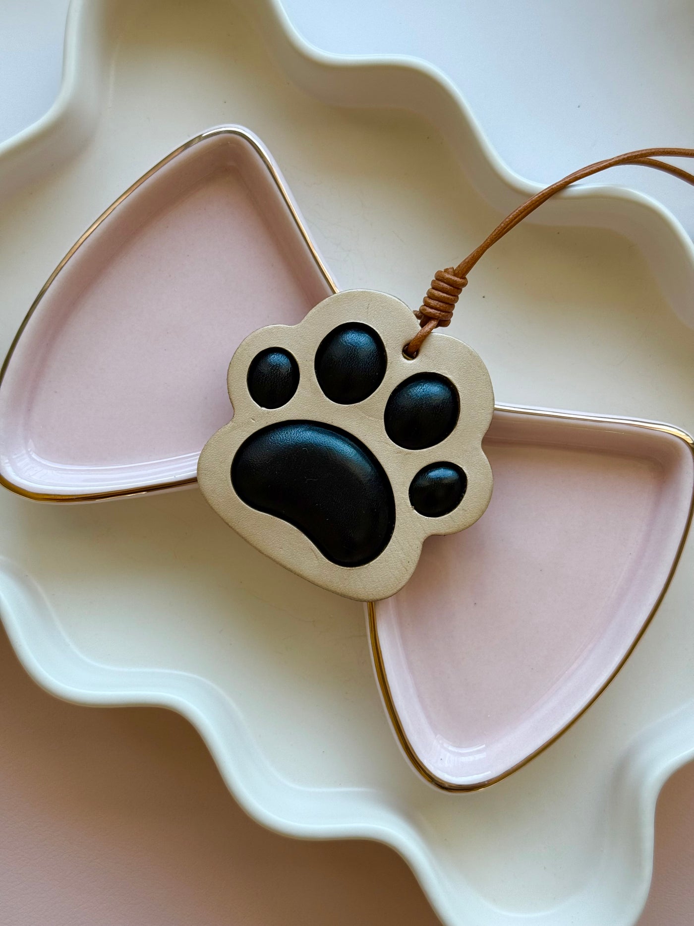 Black PAW BAG CHARM
