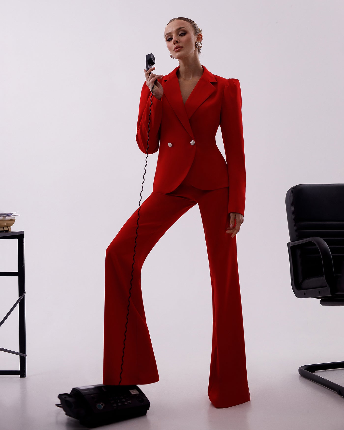 Red Double Breasted Suit 2-Piece (article 282)