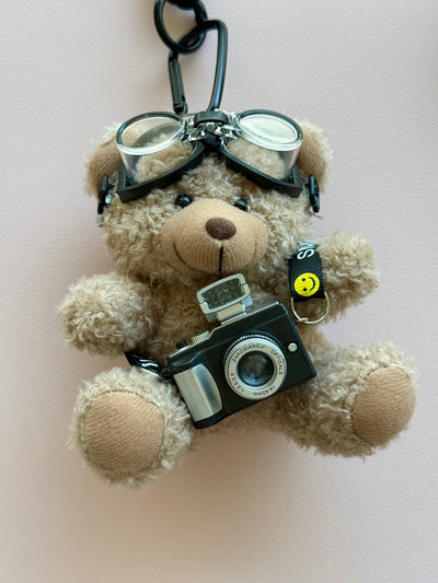 Teddy bear - photographer keychain