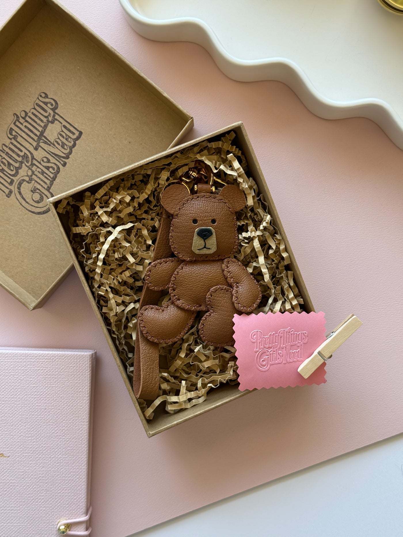 Teddy Bear Bag Charm