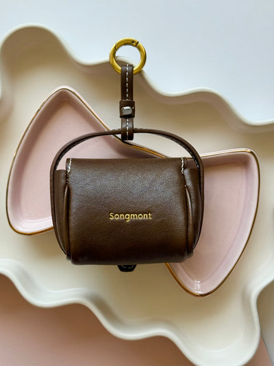 Sandalwood brown AIRPODS LEATHER CASE
