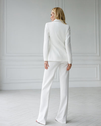 White SATIN LAPELS 3-PIECE SUIT (ARTICLE 420)