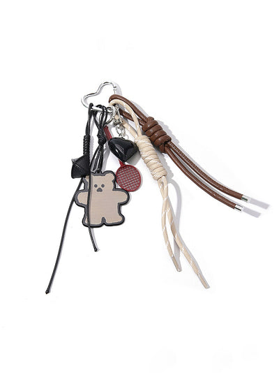 Leather & Teddy Bag Charm