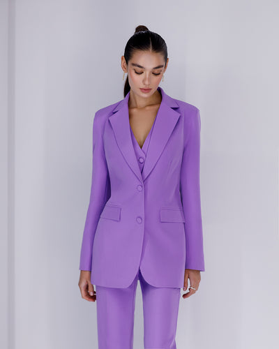 Purple REGULAR-FIT 3-PIECE SUIT (ARTICLE 402)