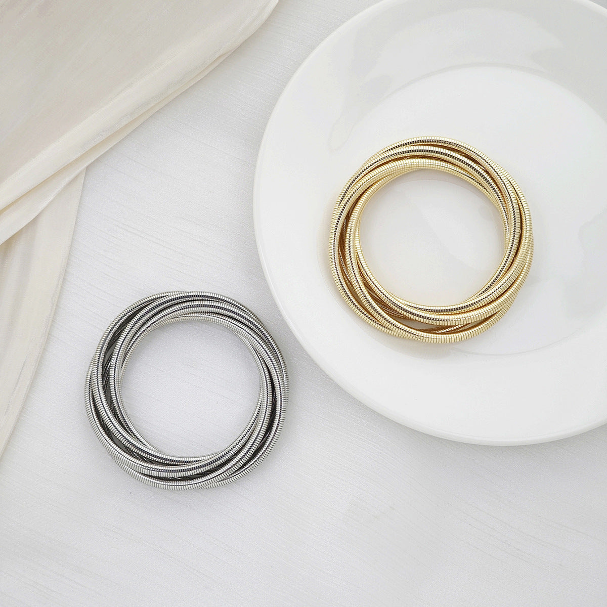 TWIST Silver BRACELET