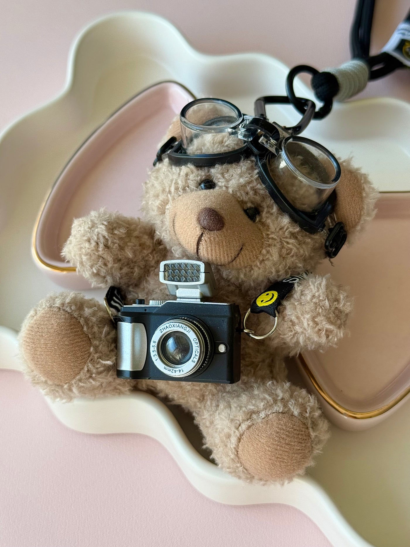Teddy bear - photographer keychain