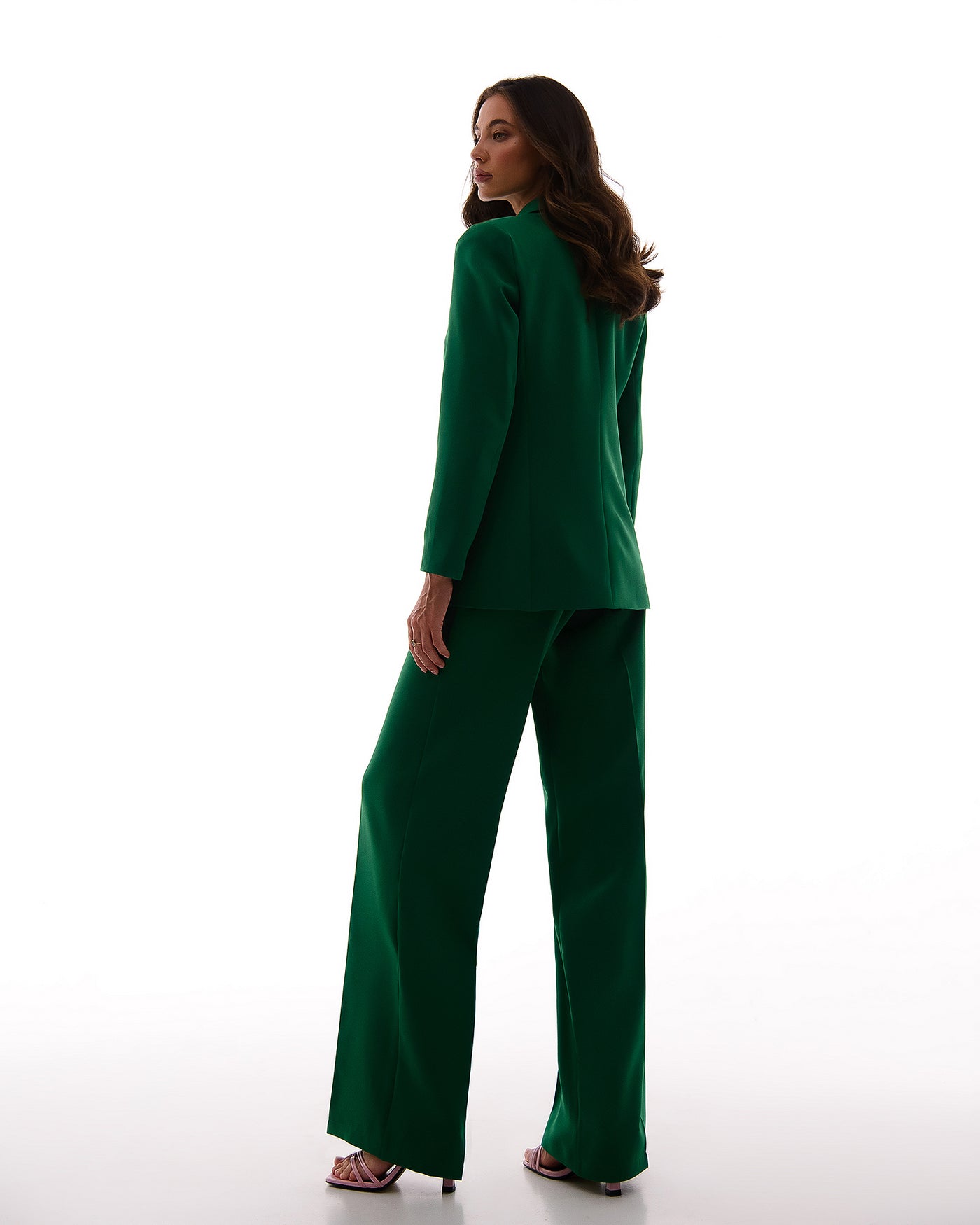 Green DOUBLE BREASTED SUIT 3-PIECE (ARTICLE 300)