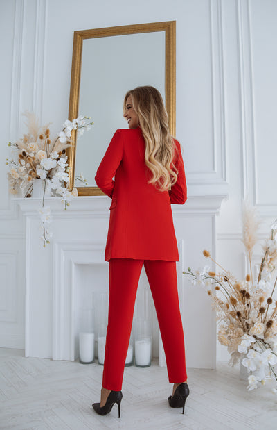 Red DOUBLE BREASTED SUIT 2-PIECE (ARTICLE C309)