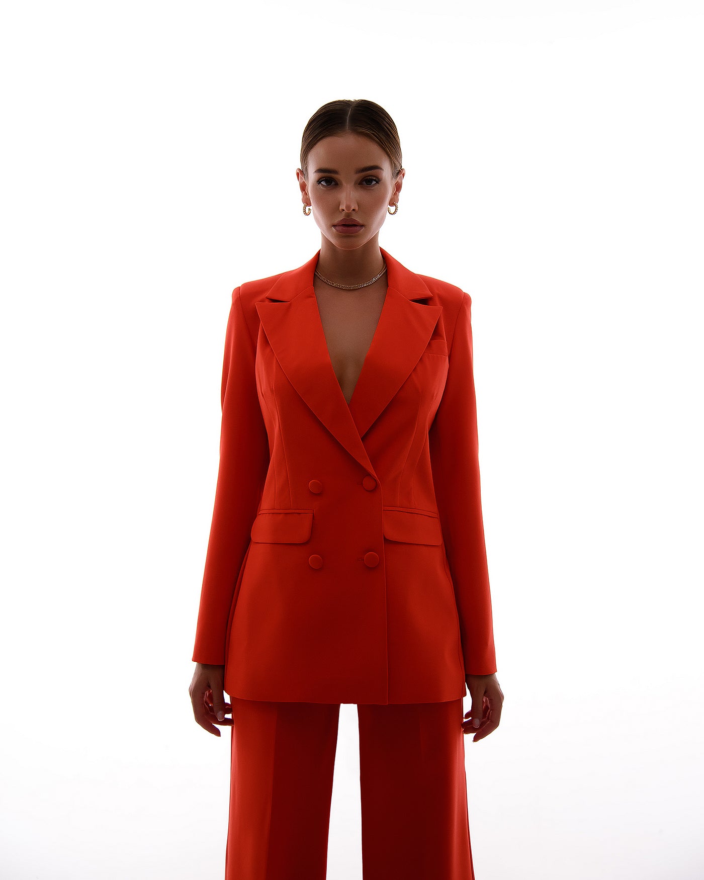 Coral Double Breasted Suit 3-Piece (article 300)