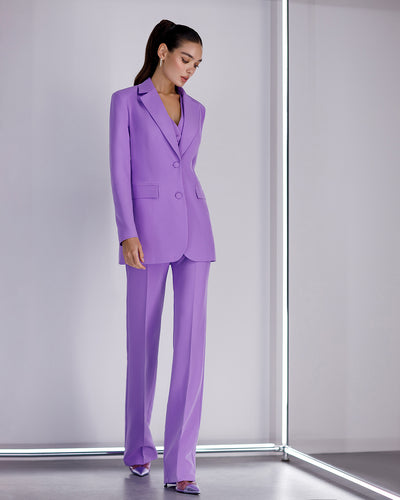 Purple REGULAR-FIT 3-PIECE SUIT (ARTICLE 402)