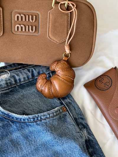 Croissant Bag Charm
