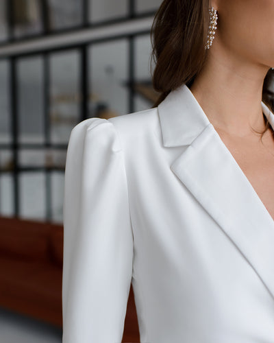 White Double Breasted Suit 2-Piece (article 282)