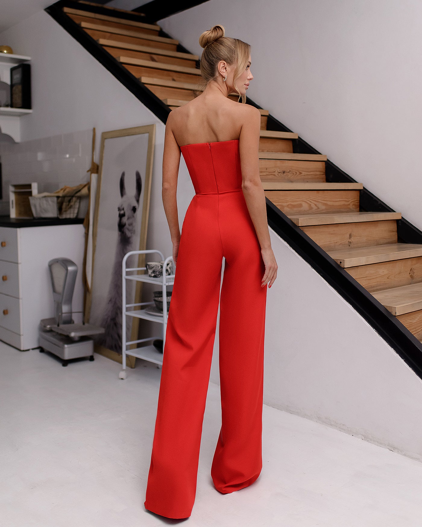 Red Corset Jumpsuit (article 066)