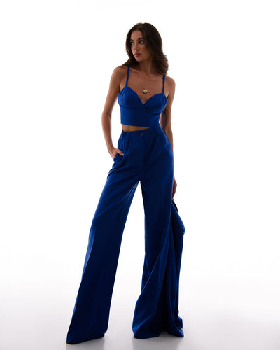 Blue DOUBLE BREASTED SUIT 3-PIECE (ARTICLE 300)