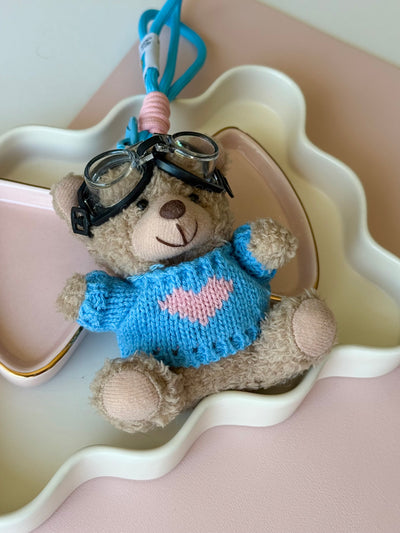 TEDDY BEAR - Pilot KEYCHAIN