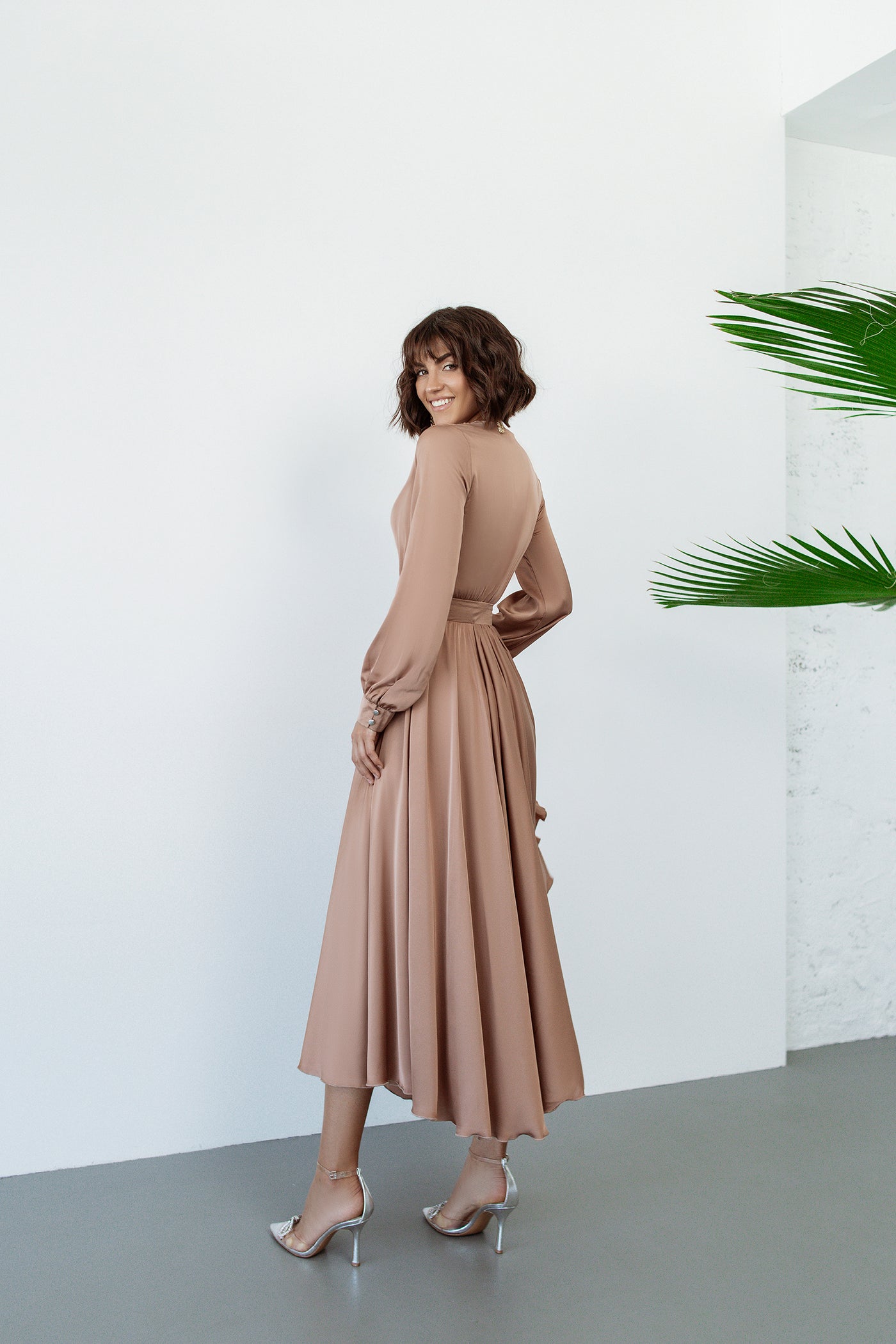 Mocco MIDI LONG SLEEVE DRESS (ARTICLE C393)