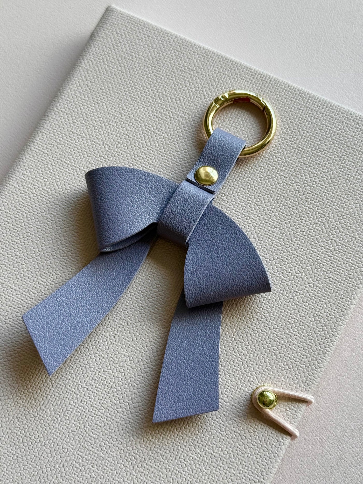 Lavender BOW BAG CHARM