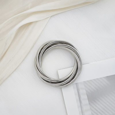 TWIST Silver BRACELET