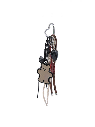 Leather & Teddy Bag Charm