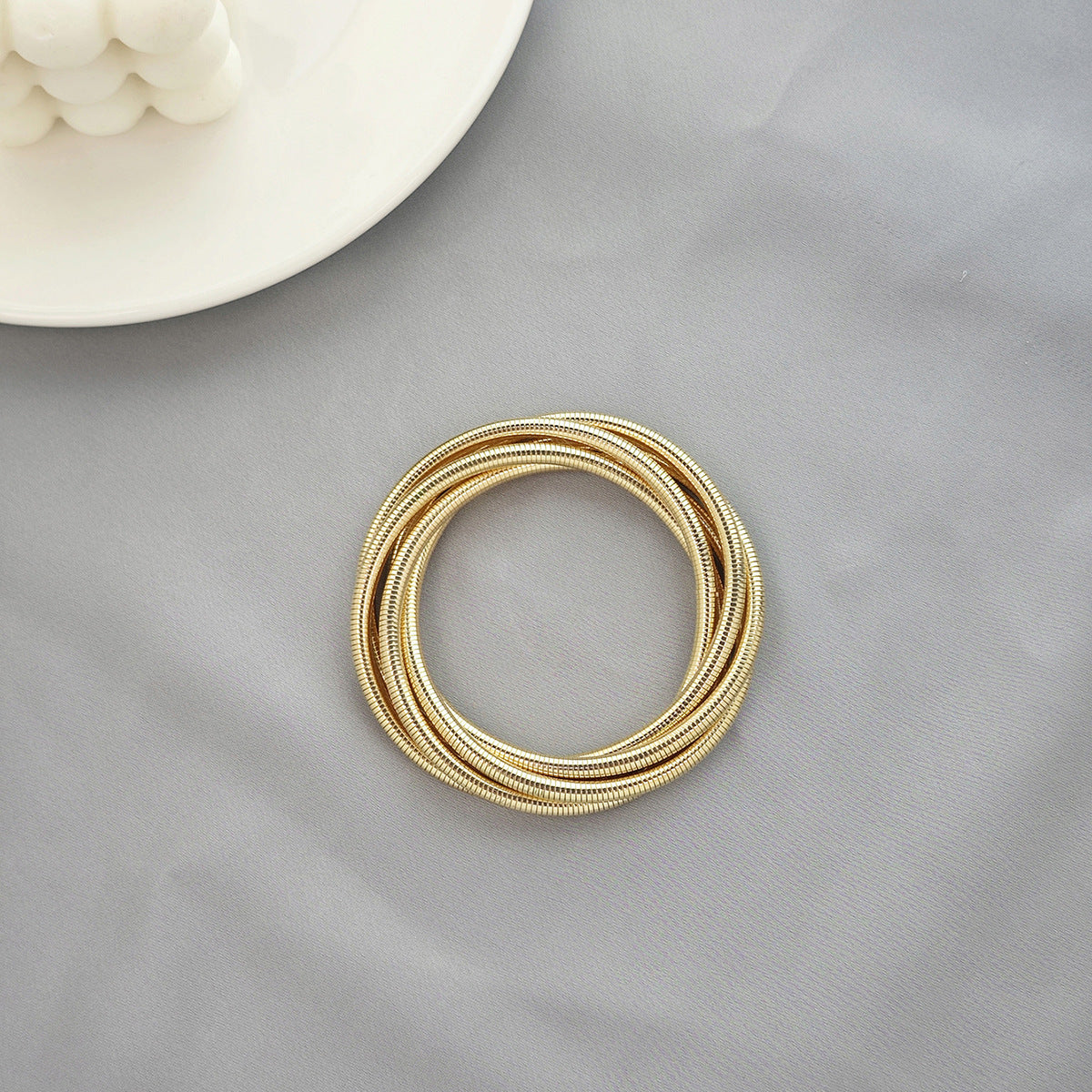 Twist Gold Bracelet