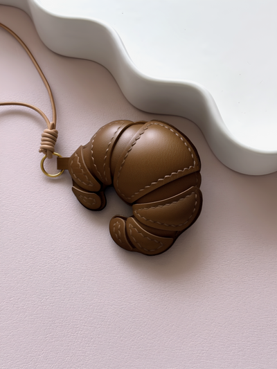Croissant Bag Charm