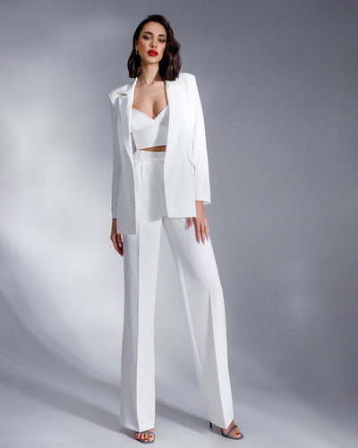 White Double Breasted Suit 3-Piece (article 300)