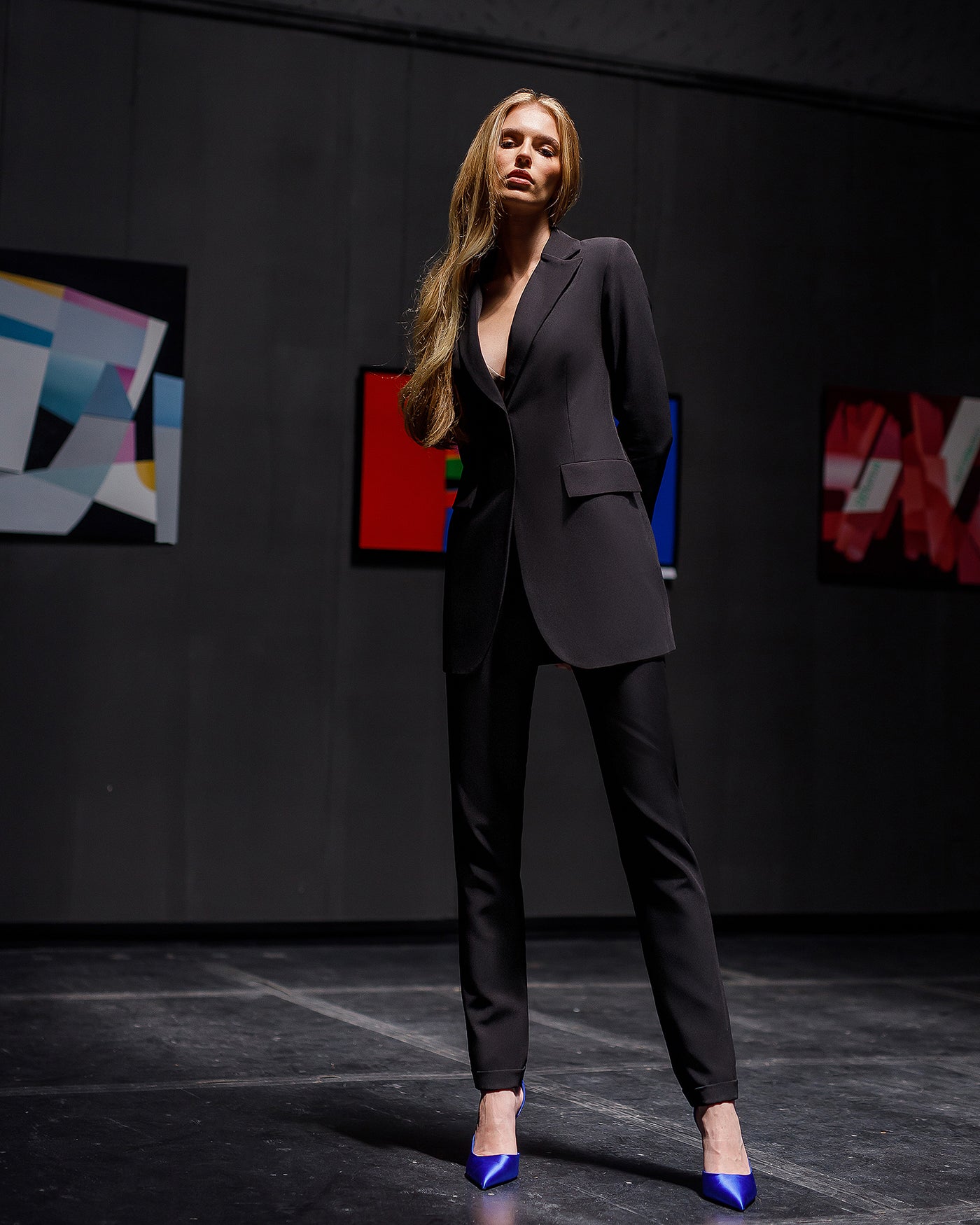 Black Slim-Fit Suit 2-Piece (article 412)