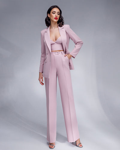 Dusty Pink DOUBLE BREASTED SUIT 3-PIECE (ARTICLE 300)