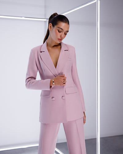 Dusty Pink DOUBLE BREASTED SUIT 3-PIECE (ARTICLE 300)