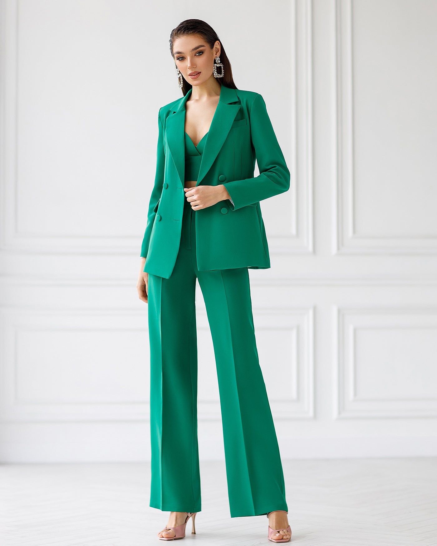 Emerald Double Breasted Suit 3-Piece (article 300)