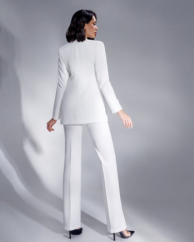 White REGULAR-FIT 3-PIECE SUIT (ARTICLE 402)