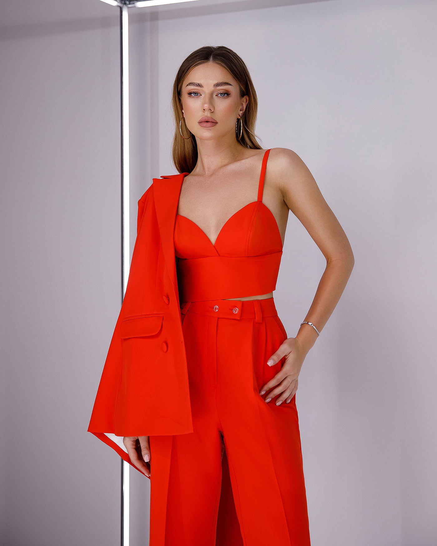 Coral Double Breasted Suit 3-Piece (article 300)