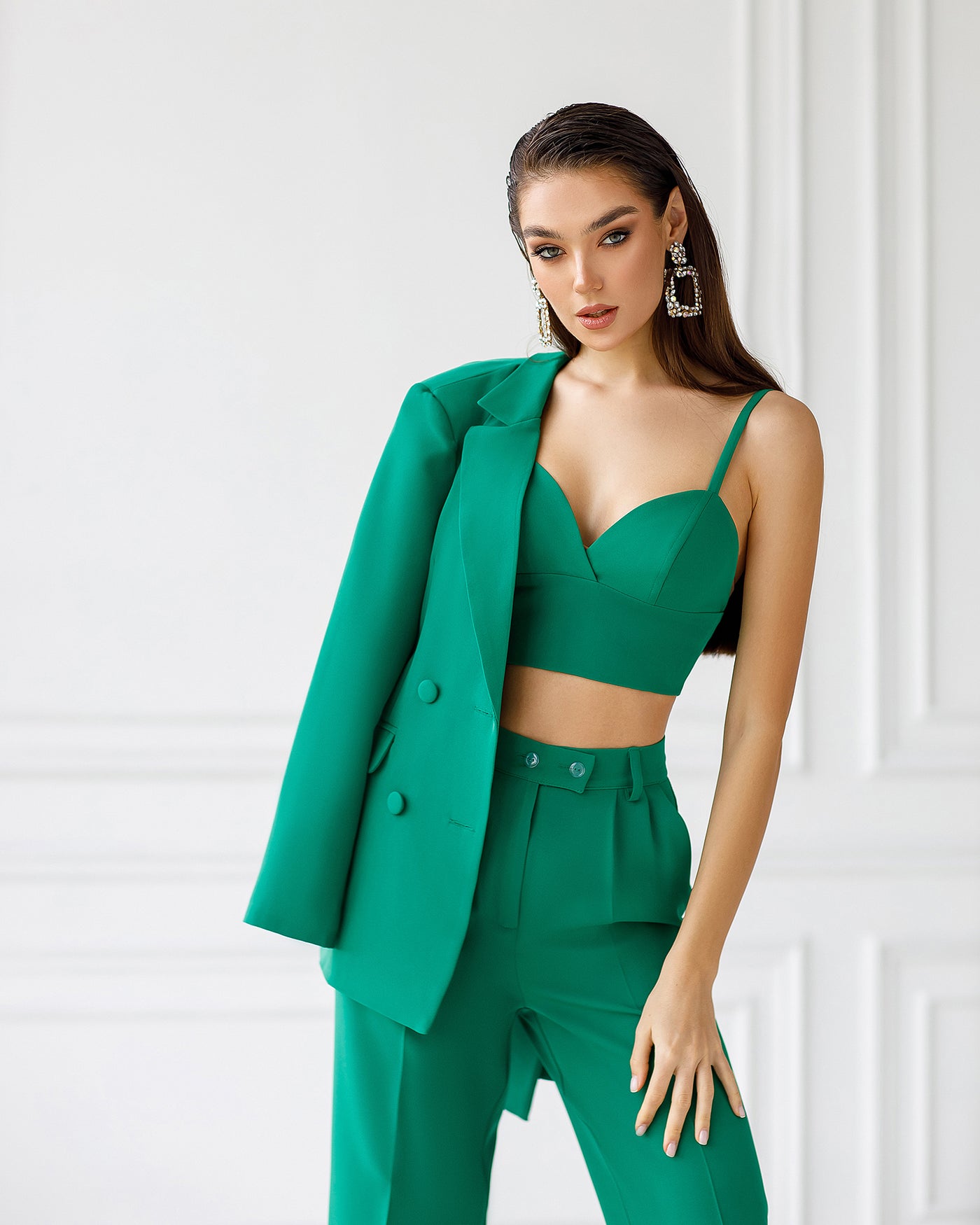 Emerald Double Breasted Suit 3-Piece (article 300)