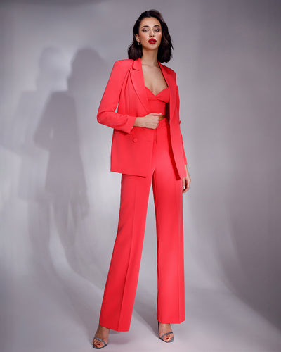 Coral Double Breasted Suit 3-Piece (article 300)