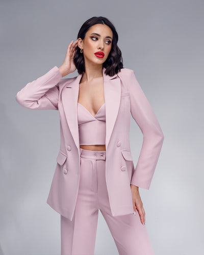 Dusty Pink DOUBLE BREASTED SUIT 3-PIECE (ARTICLE 300)