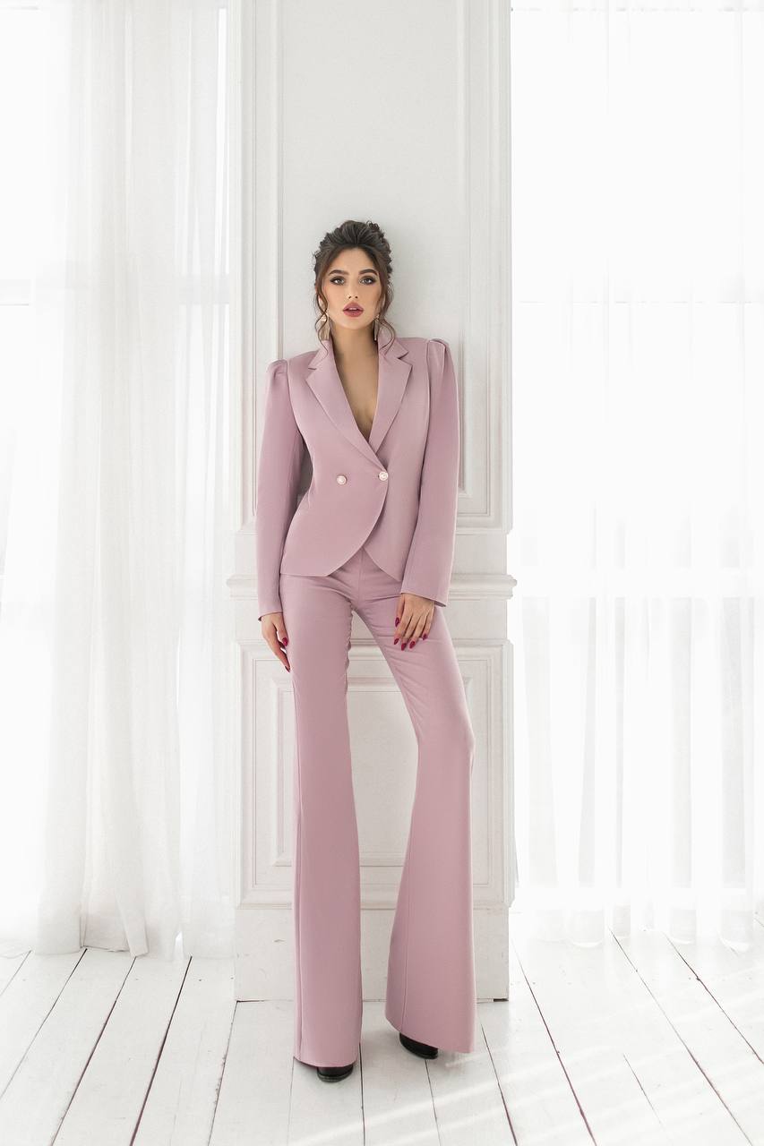 Dusty Pink Double Breasted Suit 2-Piece (article 282)