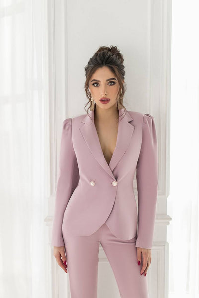 Dusty Pink Double Breasted Suit 2-Piece (article 282)