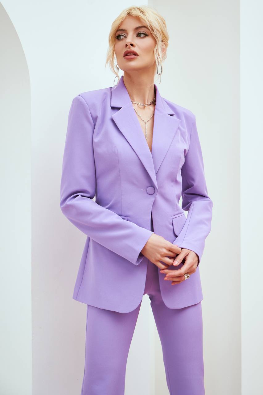 Lavender SINGLE-BREASTED SUIT 2-PIECE (ARTICLE 332)