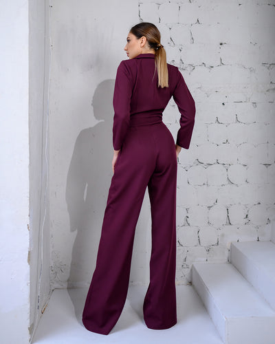 Bordeaux Bridal Jumpsuit (article 238)