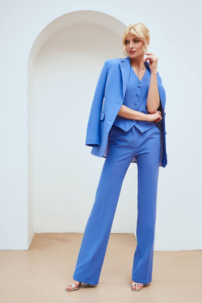 Blue REGULAR-FIT 3-PIECE SUIT (ARTICLE 402)