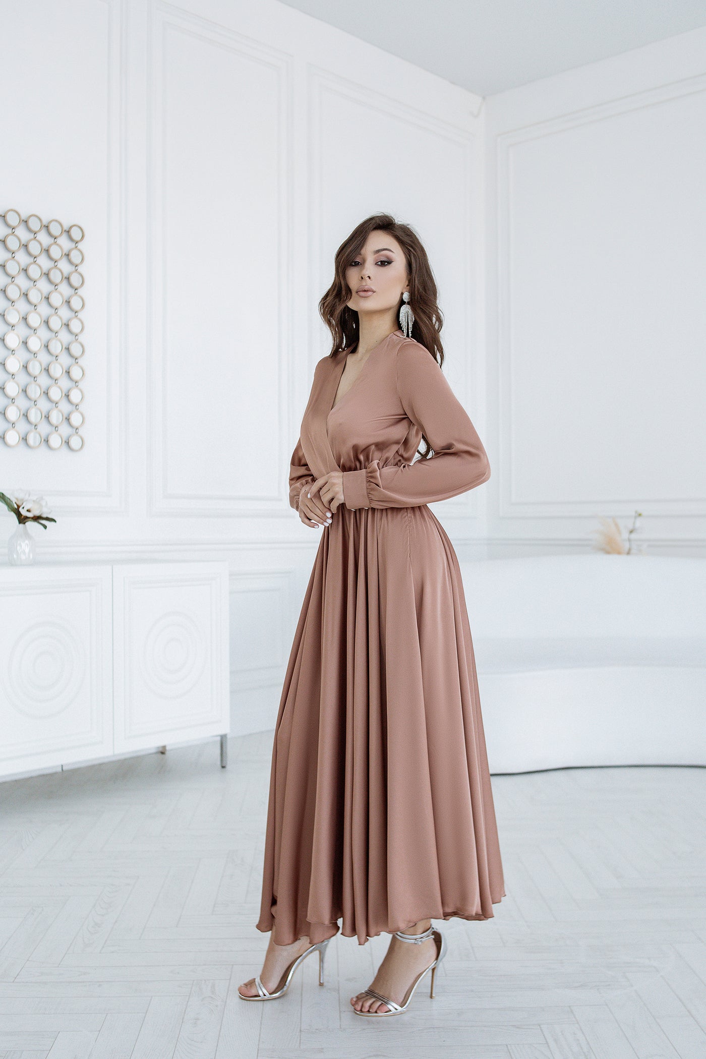 Mocco MIDI LONG SLEEVE DRESS (ARTICLE C393)