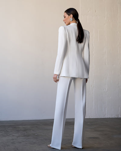 White SINGLE-BREASTED SUIT 2-PIECE (ARTICLE 354)