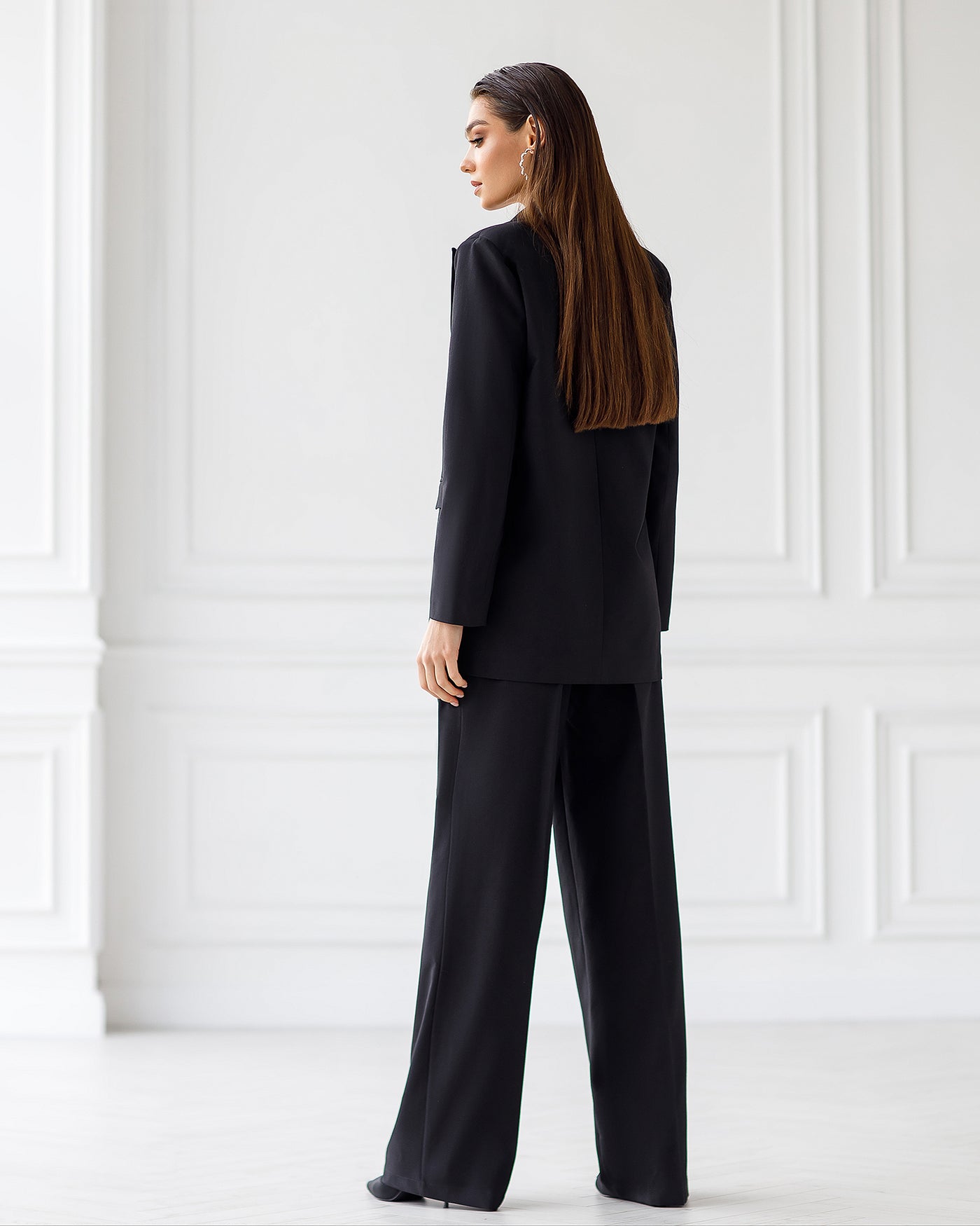 Black OVERSIZED 2-PIECE SUIT (ARTICLE 410)