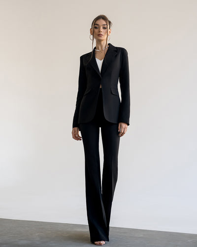 Black SINGLE-BREASTED SUIT 2-PIECE (ARTICLE 332)