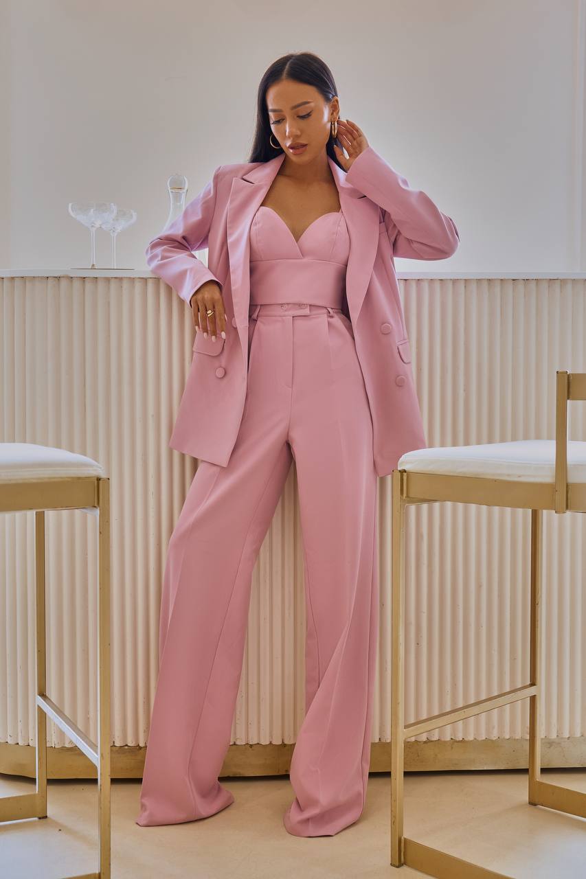 Dusty Pink DOUBLE BREASTED SUIT 3-PIECE (ARTICLE 300)